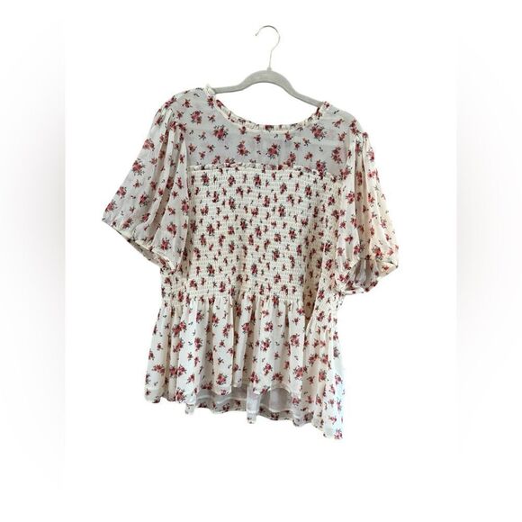 Torrid Size 3X Short Sleeve Yellow Blouse - Picture 8 of 9